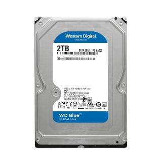 【WD 威騰】藍標 2TB 3.5吋 7200轉 256MB 桌上型內接硬碟(WD20EZBX)