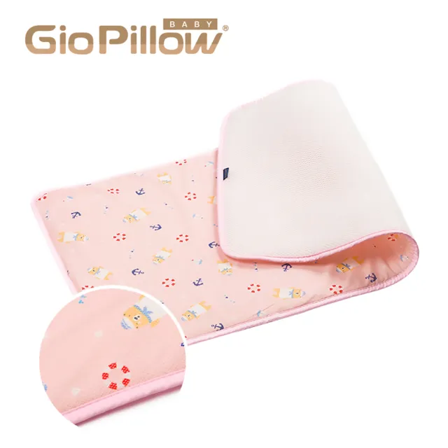 【GIO Pillow】中床 60×120cm 超透氣排汗嬰兒床墊 M號 送收納袋(嬰兒床墊 透氣床墊 可水洗床墊)