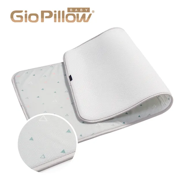 【GIO Pillow】中床 60×120cm 超透氣排汗嬰兒床墊 M號 送收納袋(嬰兒床墊 透氣床墊 可水洗床墊)