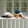 【ROCKFISH】SOLID COTTON BERET 純棉素色貝雷帽 亞麻 鉚釘 春夏 可調式 粉紅色