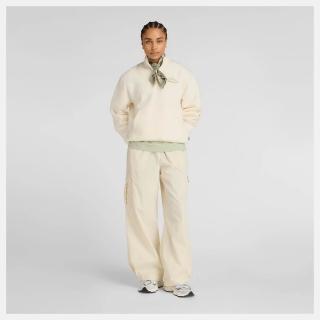 【NEW BALANCE】NB 平織工作長褲 長褲 休閒 運動 女 杏色(AWP53504LIN-F)