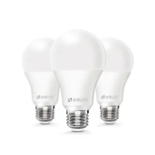 【金亮】6入組｜13W 台灣製造 LED燈泡 E27燈泡(無藍光、長壽命、高亮度、照度均勻、E27燈頭)