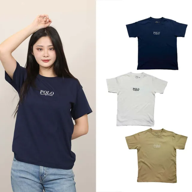 【RALPH LAUREN】限量款 小小馬 polo短袖 繡標 ralph lauren 青年版拉夫勞倫 衣長偏短 上衣 短T(1488 DF4)