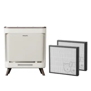 【Philips 飛利浦】三年份濾網組 毛小奈抗敏寵物清淨機 15-17坪(AC3681/80)