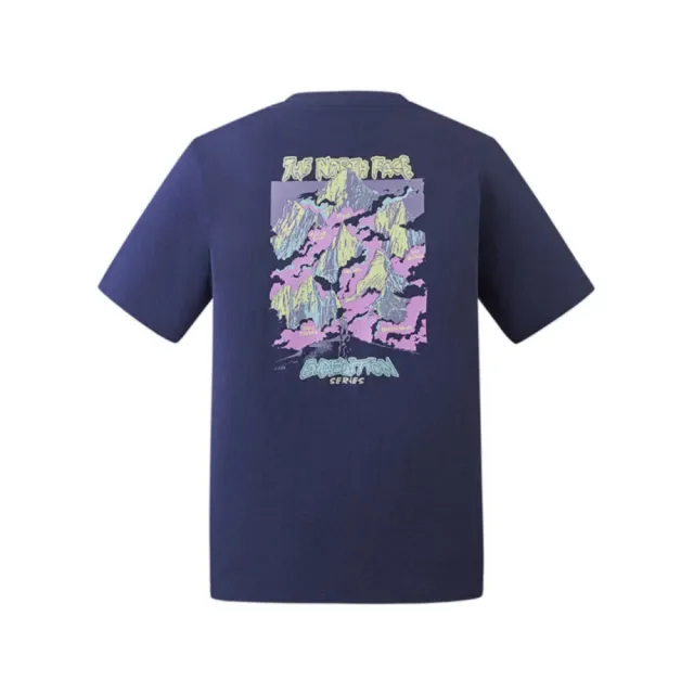 【The North Face】北臉 短袖上衣 男 女 中性  藍 NF0A8F088K2