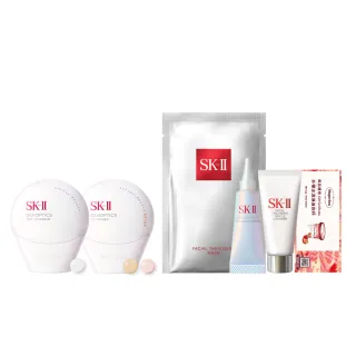 【SK-II官方直營】1+1光蘊輕透防曬霜或CC霜30g(自然膚或玫瑰粉或透明/全新五合一/防曬小白球)