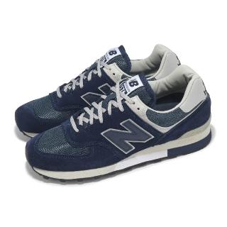 【NEW BALANCE】休閒鞋 576 男鞋 女鞋 藍 灰 35週年紀念款 英製 麂皮 緩震 NB 紐巴倫(OU576ANN-D)