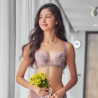 【曼黛瑪璉】包覆提托經典內衣 B-E罩杯(靚茶粉)