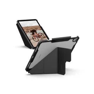 【UAG】iPad Air 11（2024-2025）/10.9吋耐衝擊多角度保護殼-黑(防摔殼 平板殼)