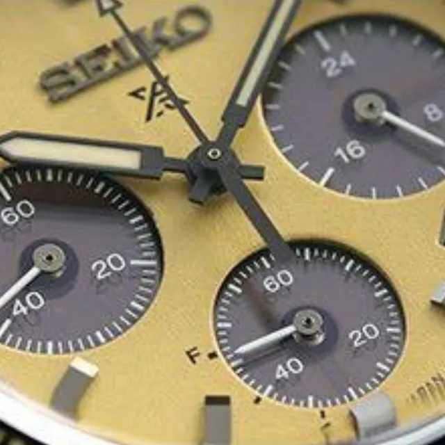 【SEIKO 精工】廣告款 PROSPEX系列太陽能計時腕錶39㎜黃色熊貓款 SK004(SSC817P1/V192-0AF0Y)