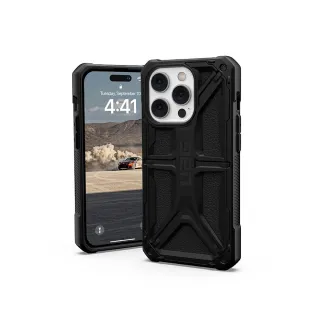 【UAG】iPhone 14 Pro 頂級版耐衝擊保護殼-極黑(UAG)
