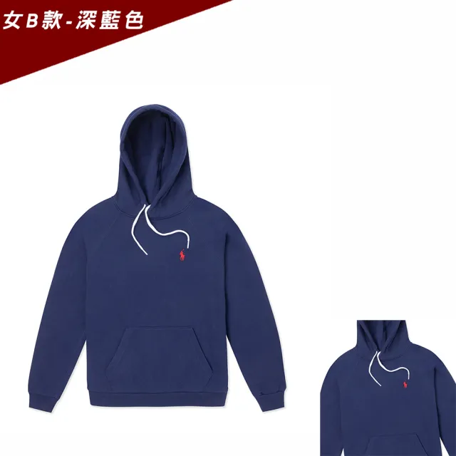 【RALPH LAUREN】RL POLO 經典刺繡小馬連帽T恤-女-多色選 上衣(平輸品)