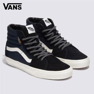 【VANS】官方旗艦 Winter Lifestyle Cordura SK8-Hi 黑色/深藍色滑板鞋