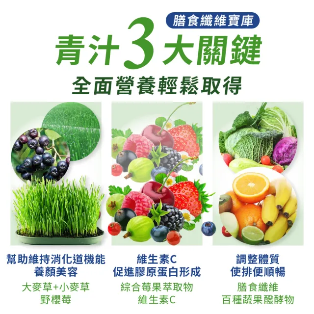 【台塑生醫】醫之方暢纖青汁速沖飲x10盒(10包/盒)