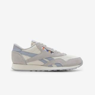 【REEBOK】Classic Nylon 男女 休閒鞋 經典 復古 聯名 麂皮 拼接 灰 藍(100072105)