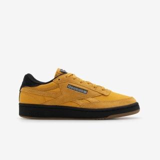 【REEBOK】Club C Revenge Vintage 男 休閒鞋 復古 反光 麂皮 黃黑(100032999)