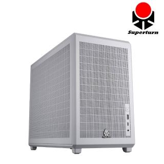 【Superchannel 視博通】SA185 M-ATX 電腦機殼(白色)