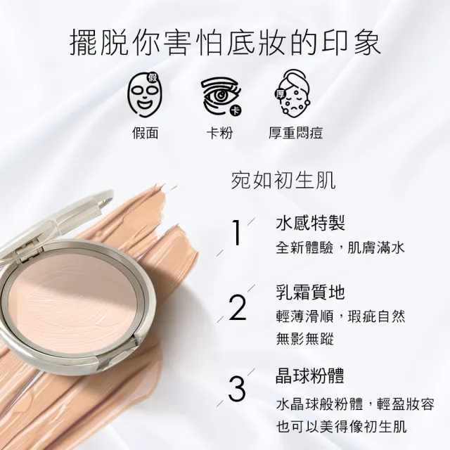 【KRYOLAN 歌劇魅影】光感遮瑕完妝組(燦妍無瑕粉底+氣感補光粉餅)