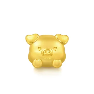 【點睛品】Charme Mini 十二生肖-福氣豬 黃金串珠