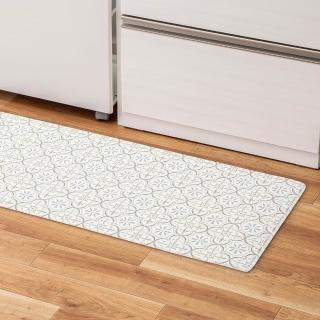 【NITORI 宜得利家居】PVC廚房地墊 NEW TILE GY 45×90 JQ03(PVC廚房地墊 PVC 廚房地墊 地墊 JQ03)