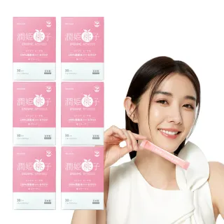 momo保健補給組【URUHIMEMOMOKO官方直營】潤姬桃子6盒+行動電源