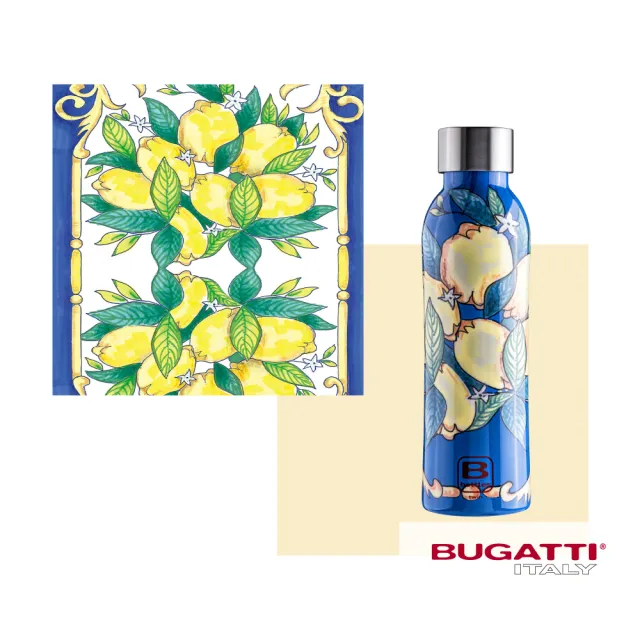 【Bugatti 布加迪】買1送1 義大利 設計師系列 500ml保溫瓶(316醫療級不鏽鋼/任選2色)