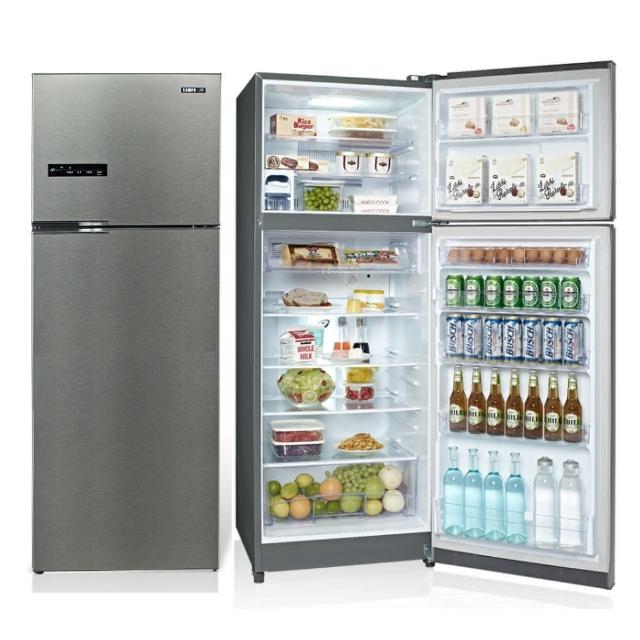 【SAMPO 聲寶】480公升一級星美滿極光鈦旗艦變頻系列雙門冰箱(SR-C48D-S1)