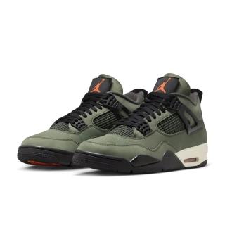 【NIKE 耐吉】Undefeated x Nike Air Jordan 4 Retro OG SP Deep 墨綠色 軍事 獨特 休閒鞋 男鞋 IB1519-200