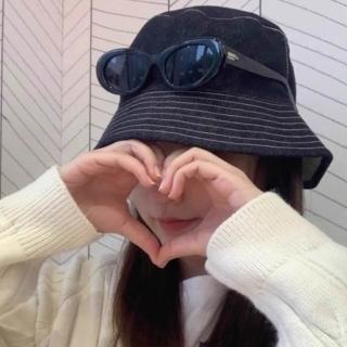 【LEESA】牛仔帽\遮陽帽\帽子\女生帽子\顯臉小\漁夫帽\雙面帽\百搭