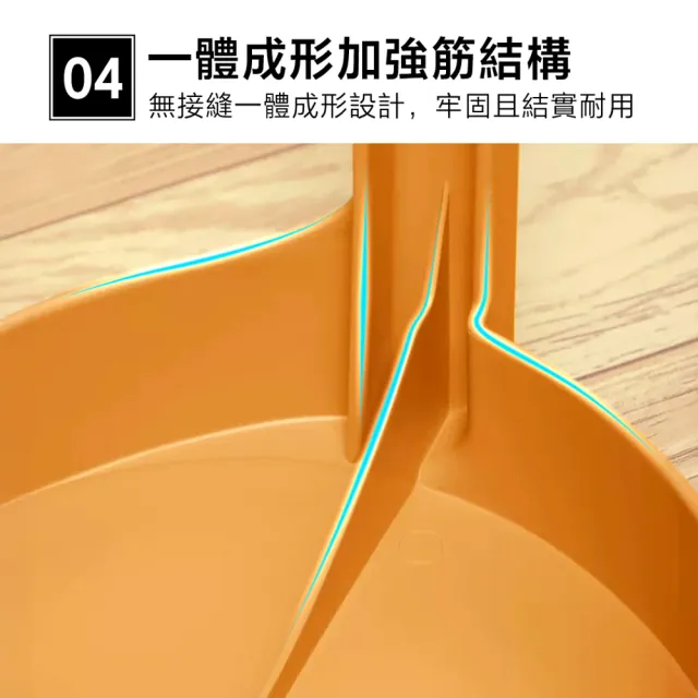【CGW】6入組 圓凳 疊加時尚 高腳椅 餐椅 風車圓凳(塑膠椅 風車椅 凳子 休閒椅 椅子)