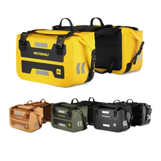 【MOTOWOLF】GP-140 摩多狼 摩托車 大容量 防水 車尾邊包(一組兩入)