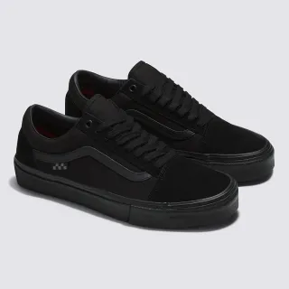 【VANS 官方旗艦】Skate Old Skool 黑色專業滑板鞋 休閒鞋