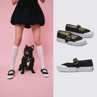 【VANS 官方旗艦】Mary Jane 黑白色滑板鞋