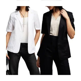 矜蘭妃100%上諾曼第亞麻外套