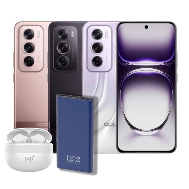 【OPPO】S+級福利品 Reno12 Pro 5G 6.7吋 (12G/512G)(贈降噪藍牙耳機+10000mAh鋁合金行動電源)
