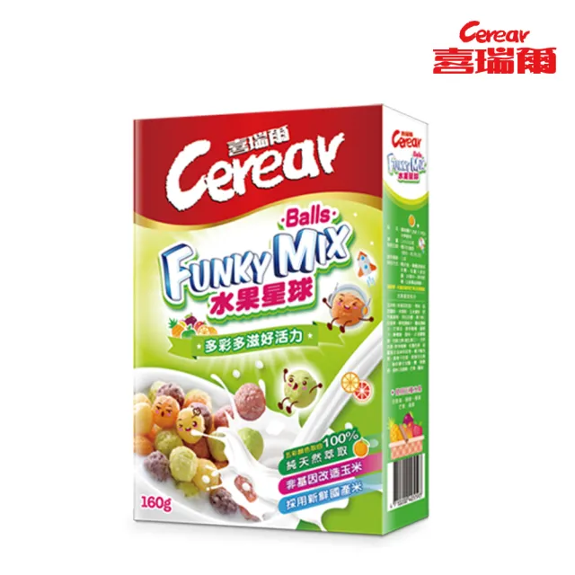 【喜瑞爾】水果星球160g*10入/箱(箱購/早餐)