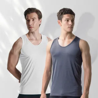 【遠東FET】4件組奈米鋅科技除臭背心/運動背心/男背心(抑菌除臭/防曬抗UV)