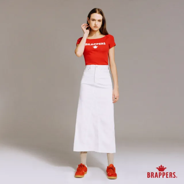 【BRAPPERS】女款 彈性長裙(白)
