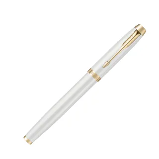 【PARKER】派克  IM金屬系列限量版 珠光白 鋼筆(IM)