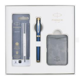 【PARKER】派克 IM金屬系列限量版 星空藍 鋼珠筆啟程禮盒(IM)
