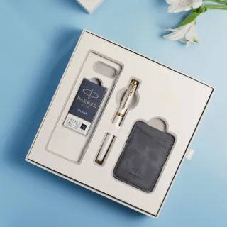 【PARKER】派克  IM金屬系列限量版 珠光白 鋼筆啟程禮盒(IM)