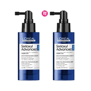 【L’OREAL 巴黎萊雅PRO】絲芮雅活力啟動精粹90ml買1送1(全新升級★小藍瓶/養髮/控油/頭皮精華)