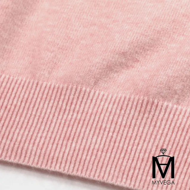 【MYVEGA 麥雪爾】出清品 MA羊毛繽紛寬鬆圓領背心-共六色(針織背心/保暖/針織上衣)