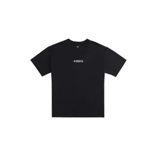 【CONVERSE】運動 休閒 短袖上衣 T恤 女上衣 SORONA JERSEY TEE BLACK(MCH600-023)