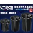 【SICCE 希捷】350 圓桶 筒式過濾器1100L/H 性能卓越/過濾容量充足/獨特的自吸系統(義大利 台灣公司貨W350)