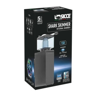 【SICCE 希捷】鯊魚300型 磁座式蛋白除沫器150L/H 靜音運作/自體清潔軸心設計(義大利 台灣公司貨 S300)