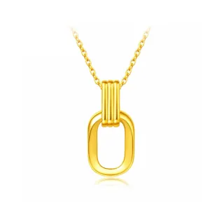 【赫本珠寶】999純黃金環環相扣事事順利項鍊 0.02錢