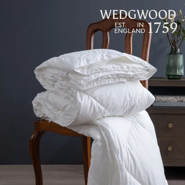 【WEDGWOOD】台灣製｜超細纖維科技羽絨 抗菌冬被(加大 240x210cm)