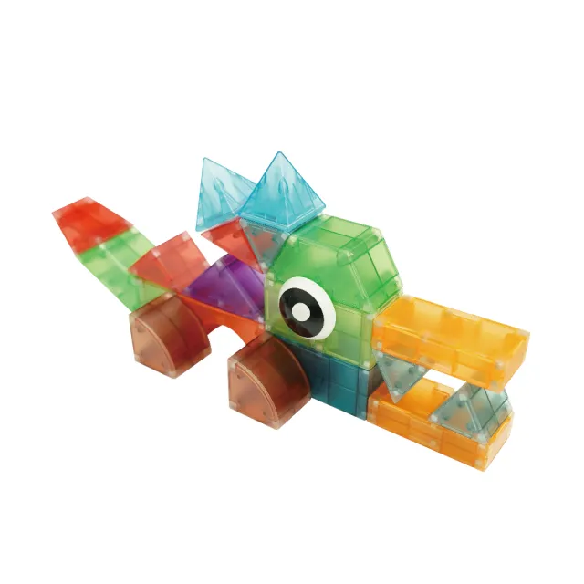 【小牛津】3D磁力積木塊-42pcs(磁吸玩具/百變魔方/幾何形狀DIY)