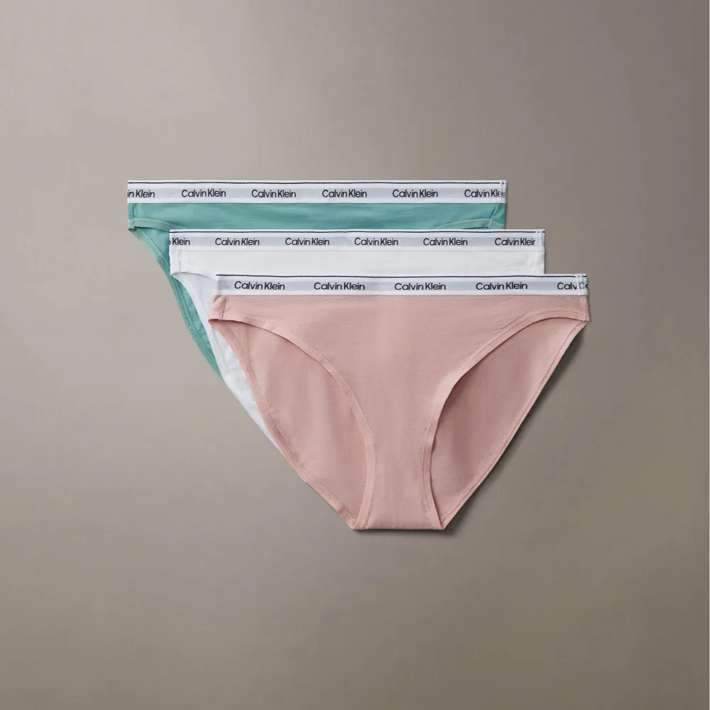 【CALVIN KLEIN】官方旗艦館 CK 3 件套組低腰比基尼三角內褲_拼色